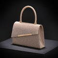 Solid-Color Chain Evening Bag