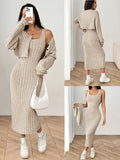 Cropped Cardigan & Dress Set - view 1