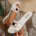 Round-Toe Everyday Slide Sandals