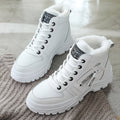 Plush-Lined Zip Ankle Boots
