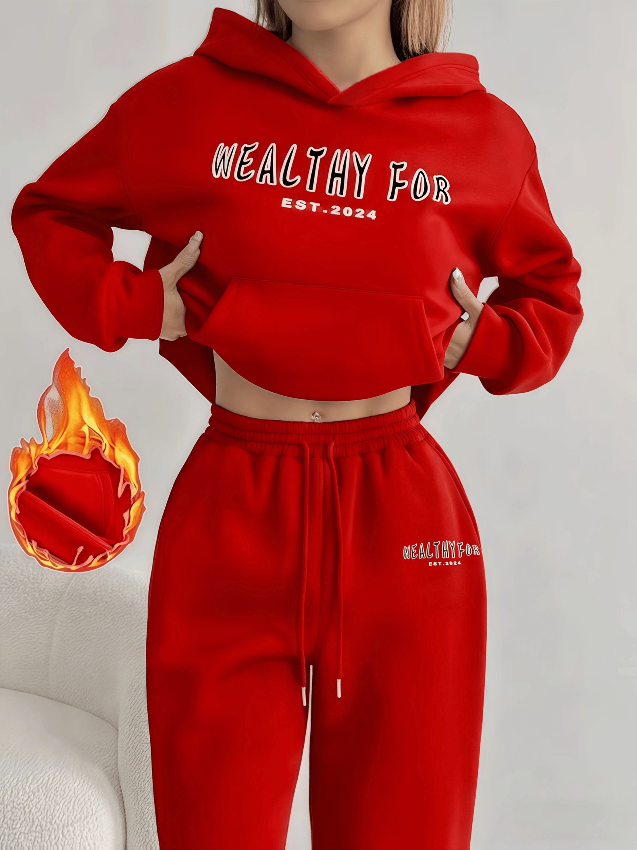 Casual Hoodie & Trousers Set — view 1