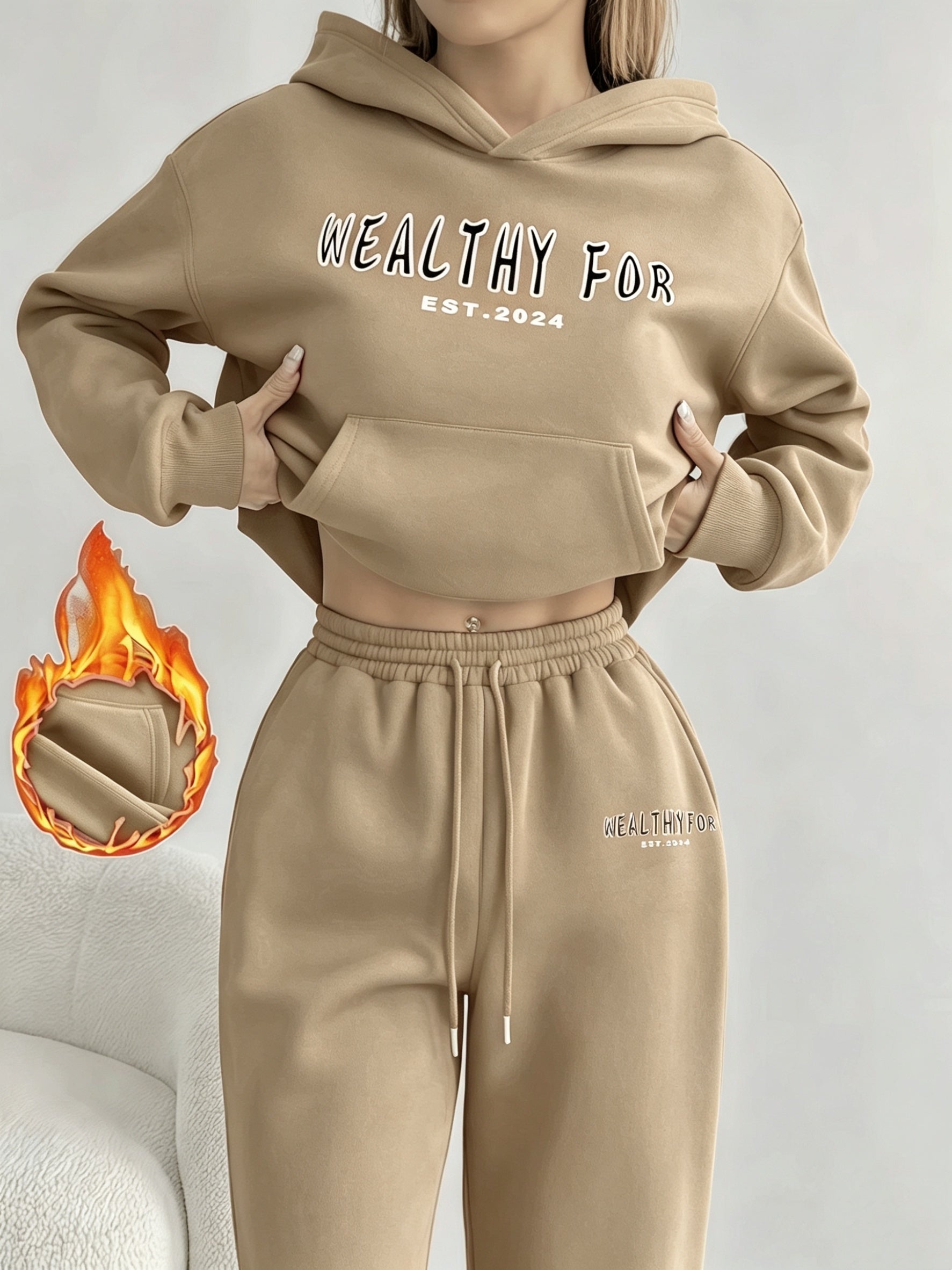Casual Hoodie & Trousers Set — view 6