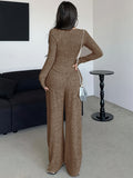 Sweatshirt & Wide-Leg Lounge Set — view 1