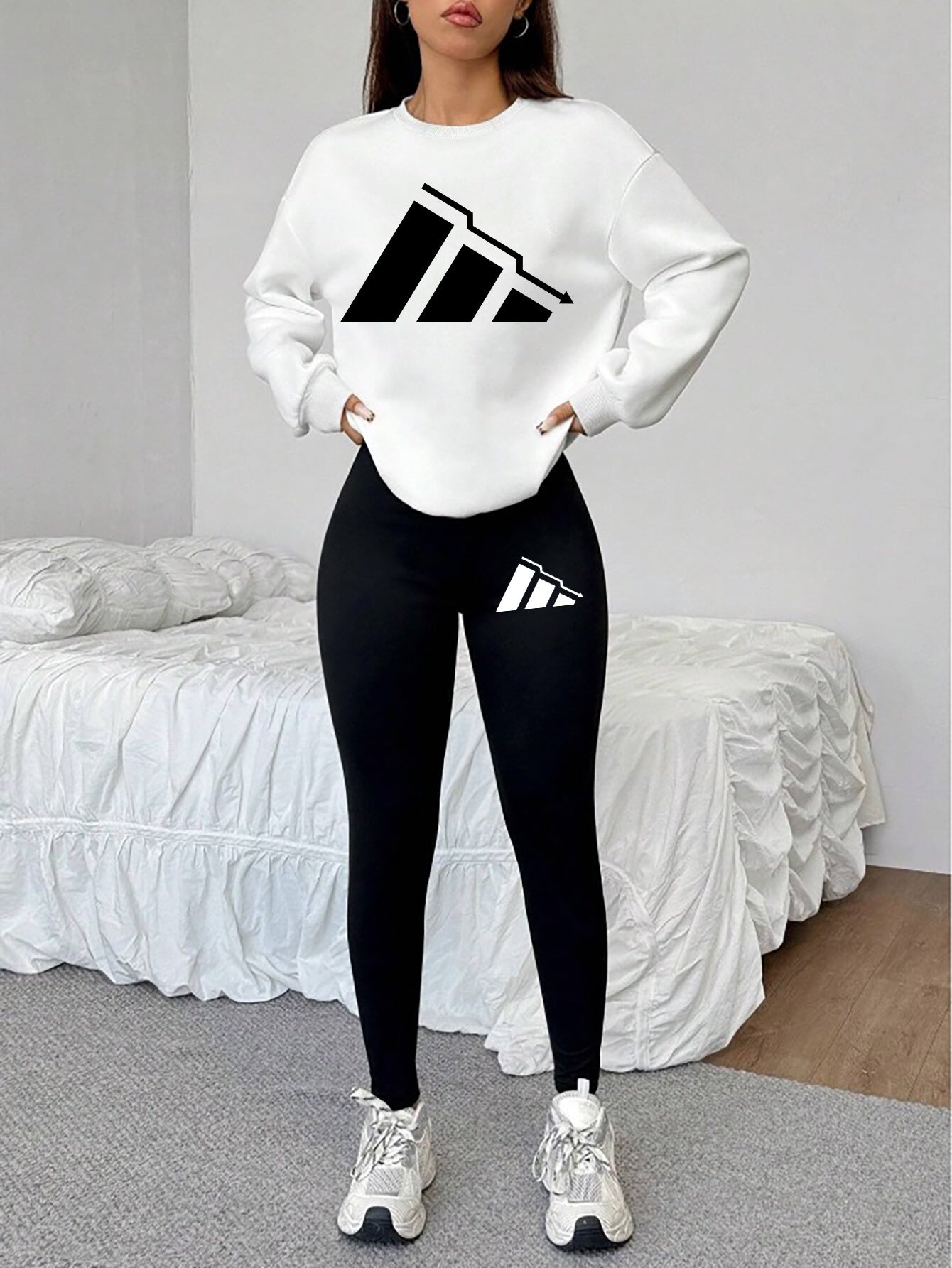 Graphic Sweatshirt & Leggings Set - gallery image 19