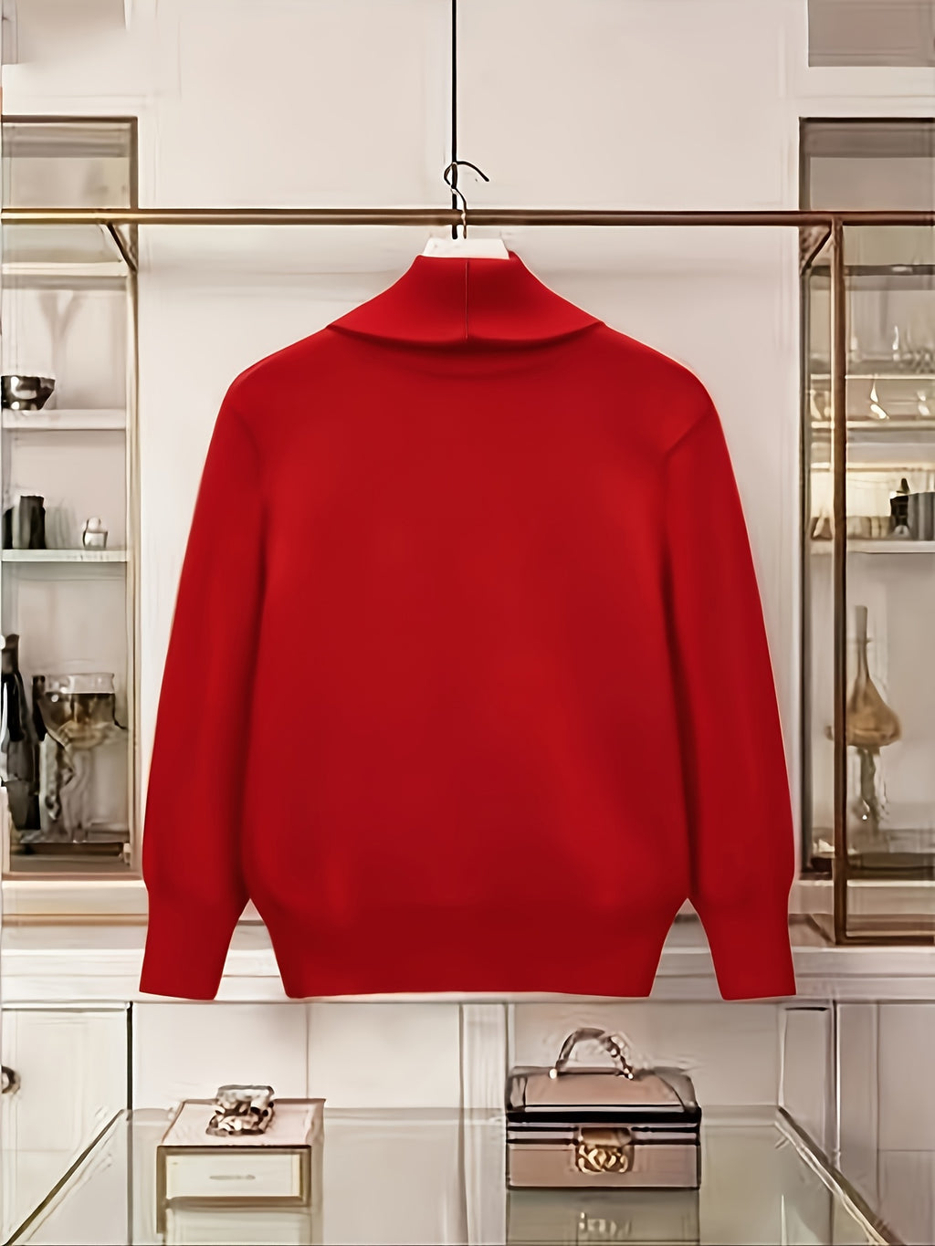 Turn-Collar Cardigan Coat - gallery image 7