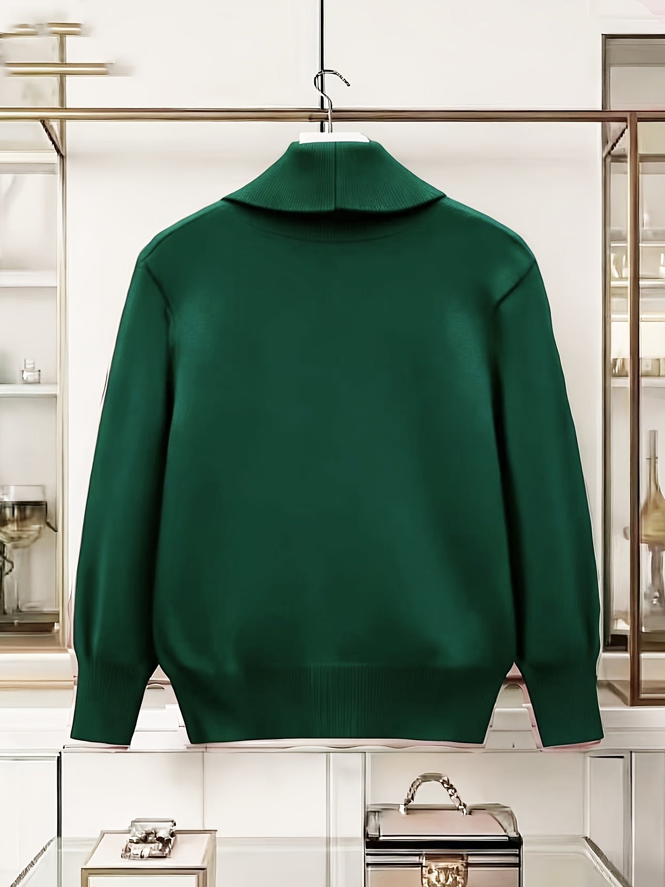 Turn-Collar Cardigan Coat - gallery image 11