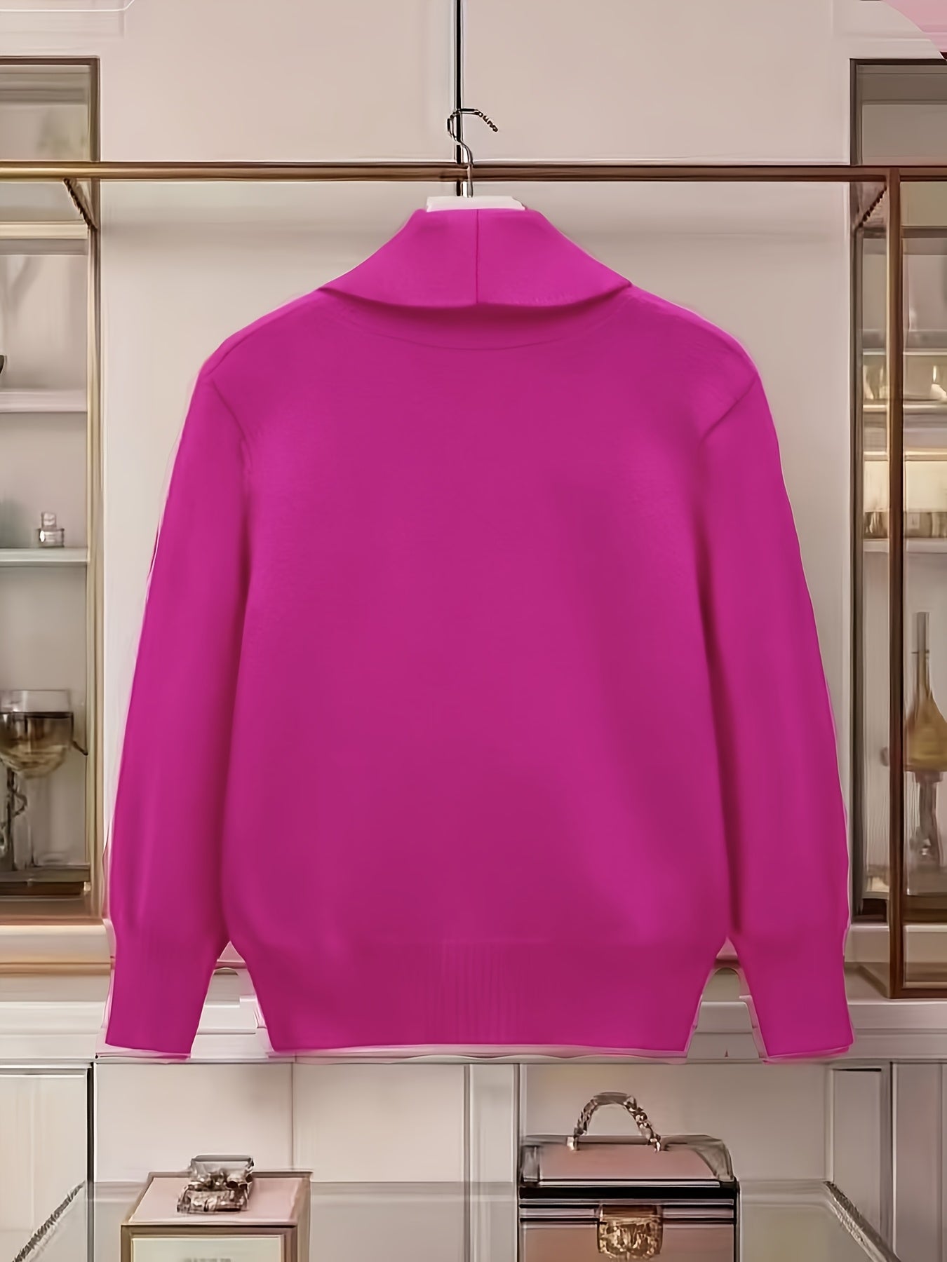 Turn-Collar Cardigan Coat - gallery image 18
