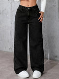 Vintage Straight-Leg Washed Jeans - gallery image 1