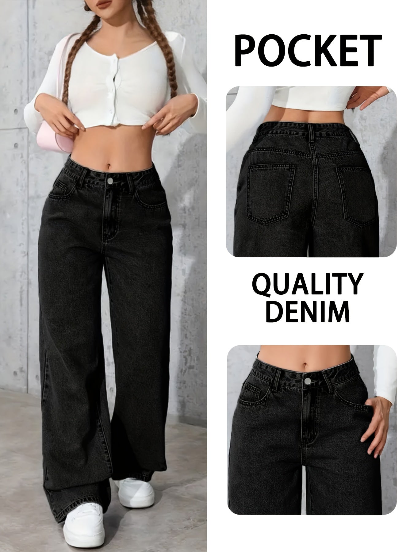 Vintage Straight-Leg Washed Jeans - gallery image 2