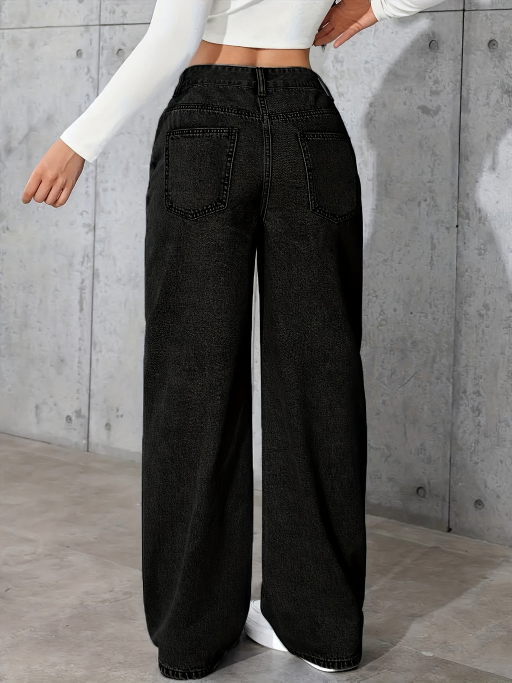 Vintage Straight-Leg Washed Jeans - gallery image 3