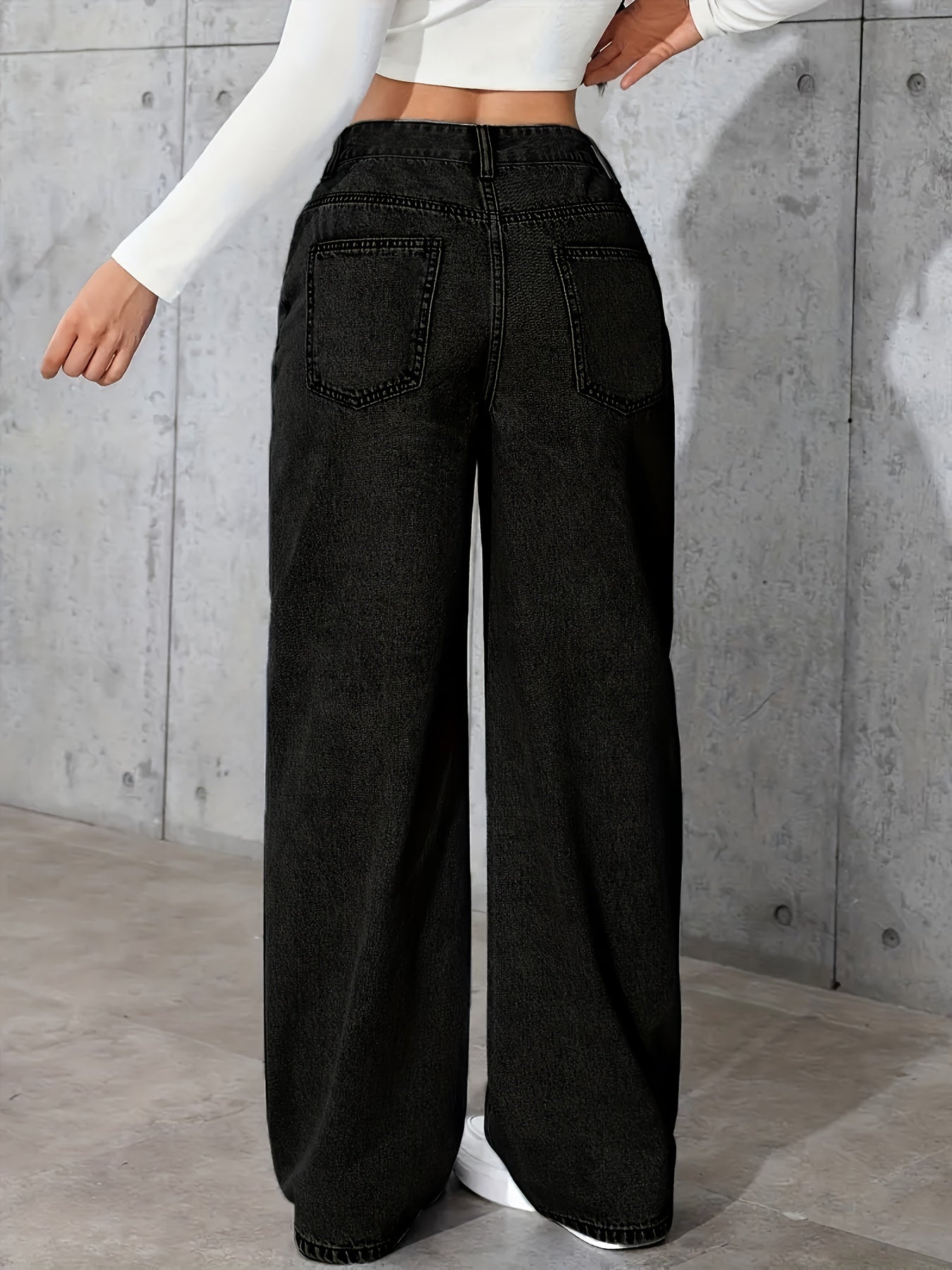 Vintage Straight-Leg Washed Jeans - gallery image 3