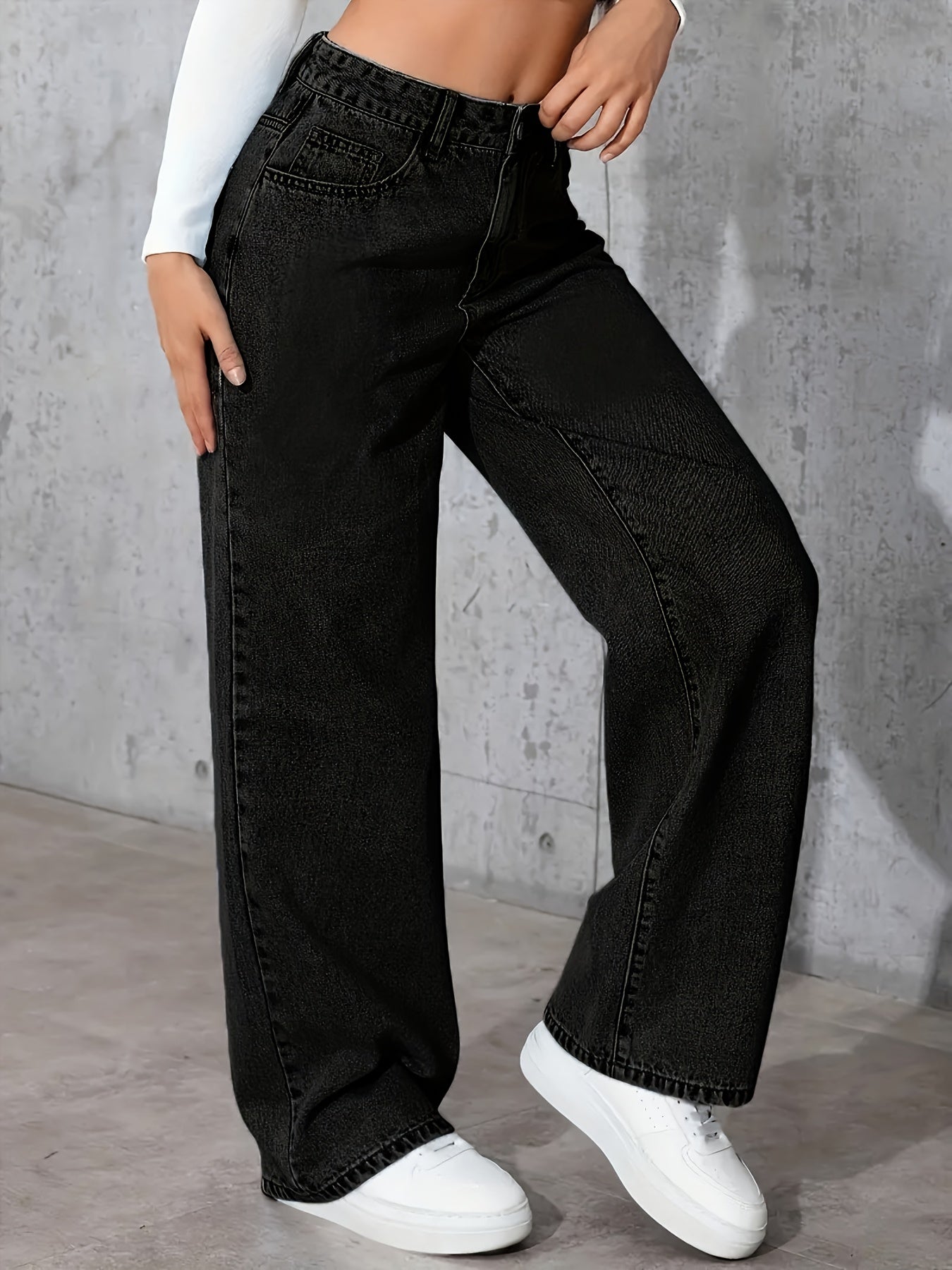 Vintage Straight-Leg Washed Jeans - gallery image 5