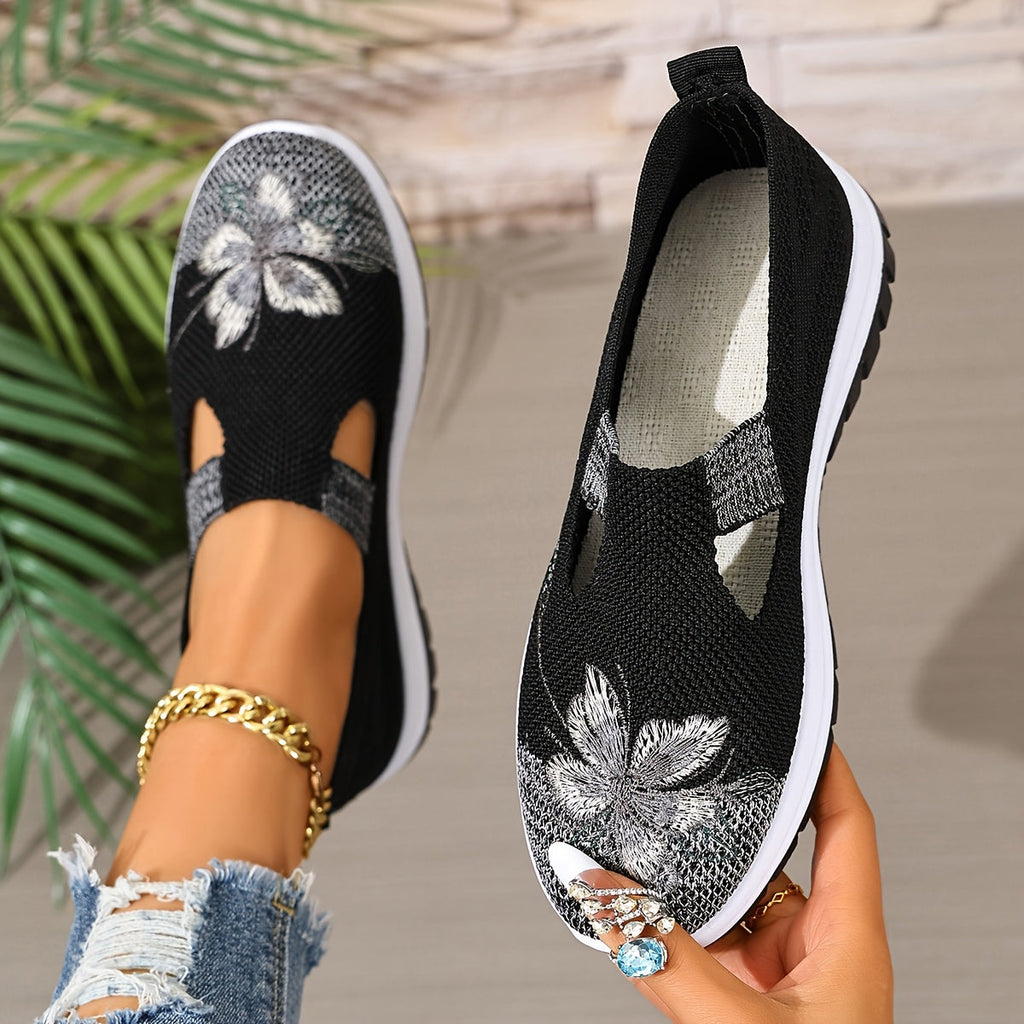 Breathable Slip-On Knit Sneakers – view 2