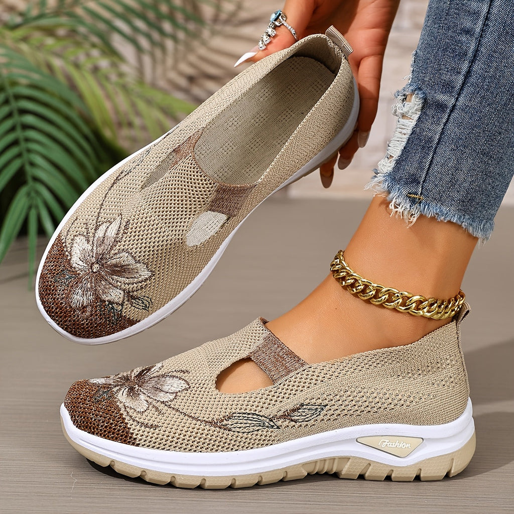 Breathable Slip-On Knit Sneakers – view 4