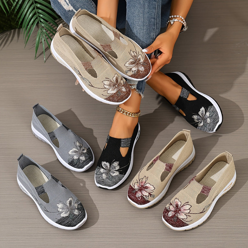 Breathable Slip-On Knit Sneakers – view 5