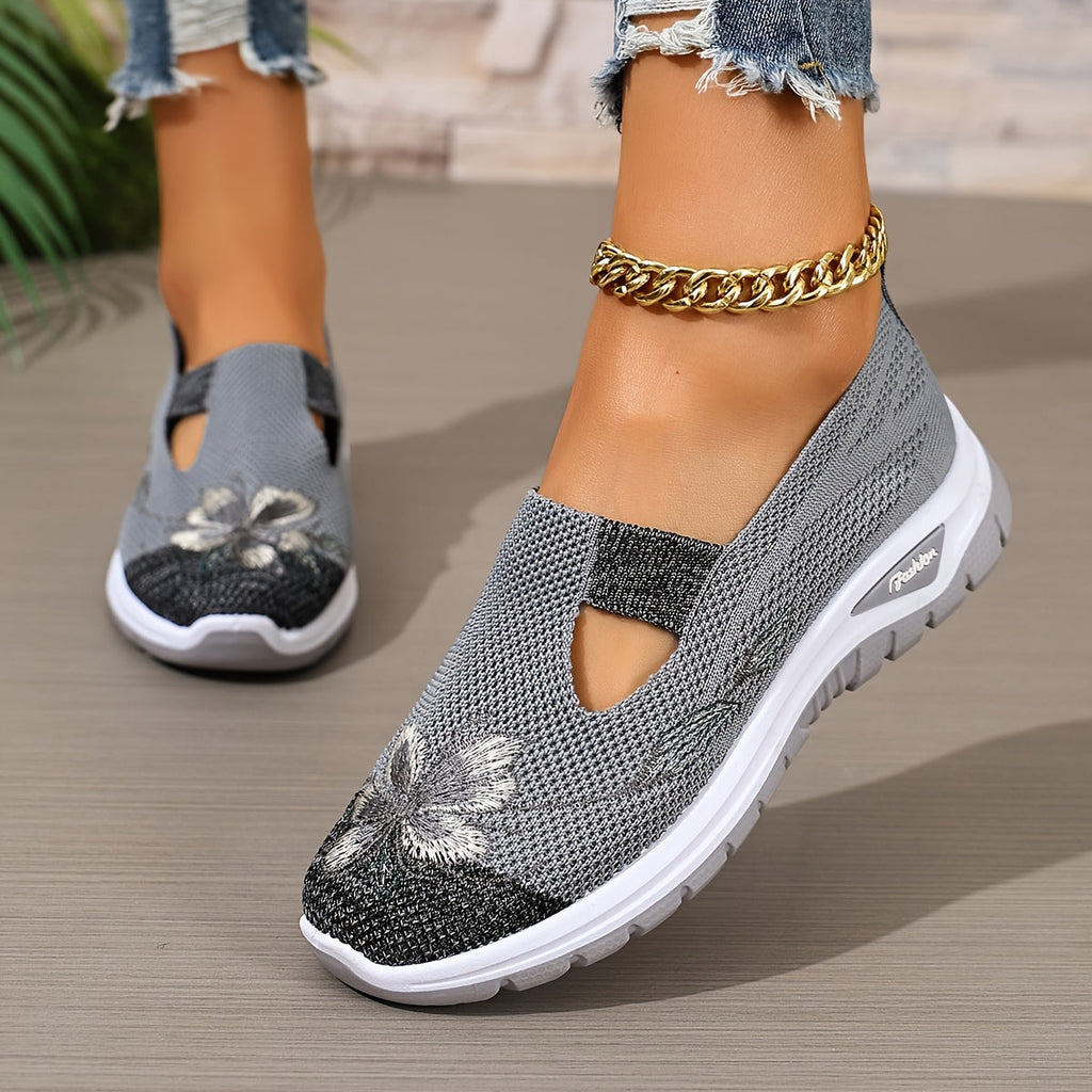 Breathable Slip-On Knit Sneakers – view 7