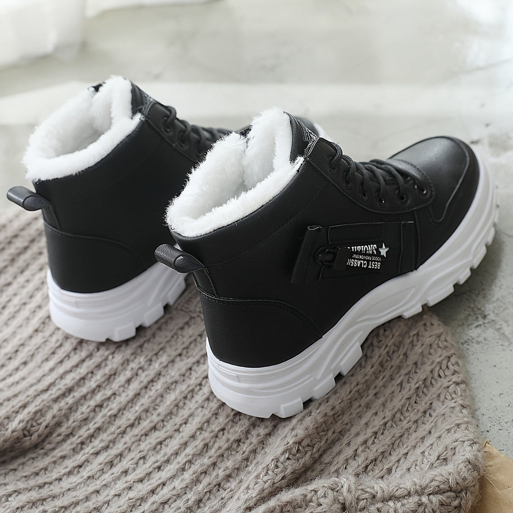Plush-Lined Zip Ankle Boots – view 6