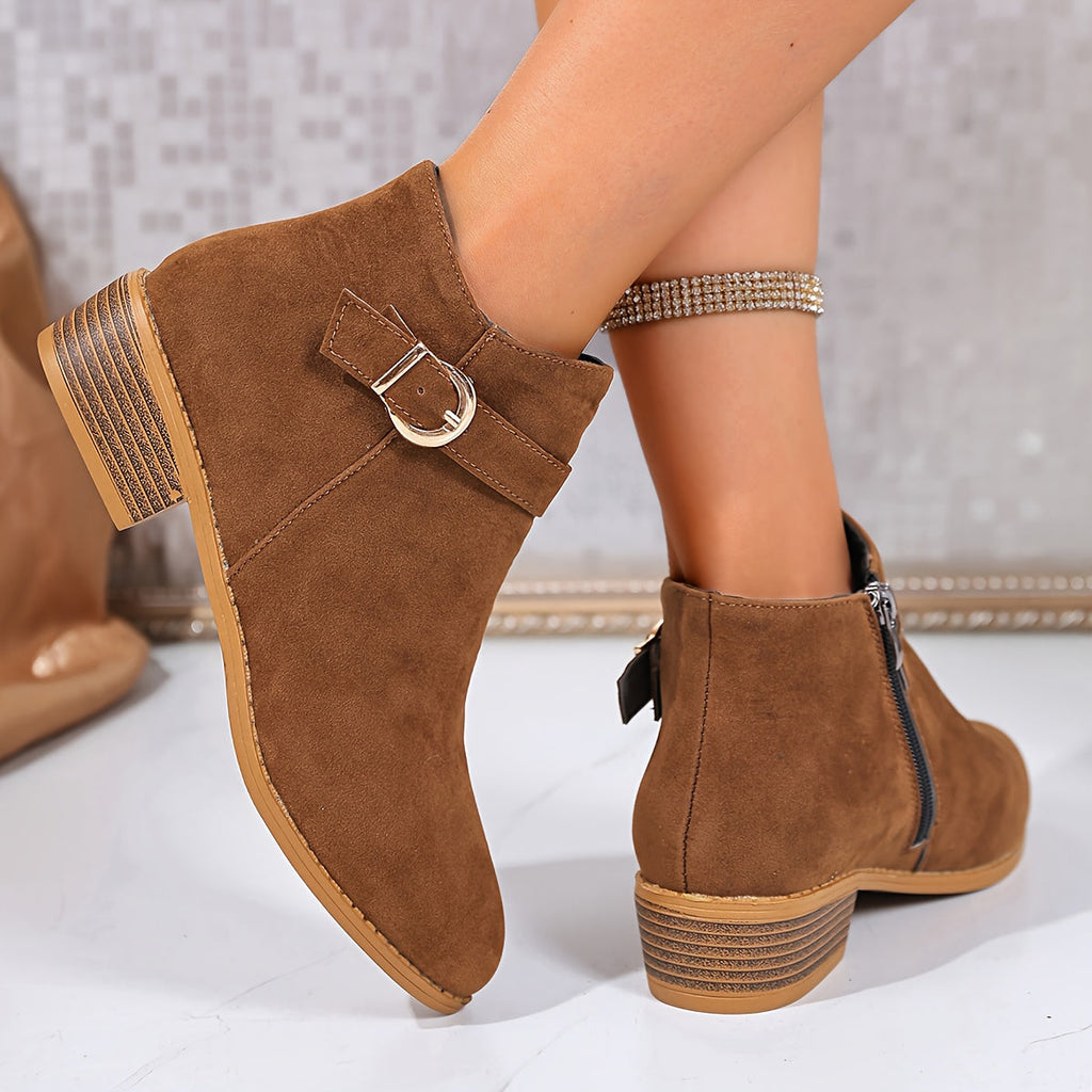 Classic Buckle Ankle Boots – view 2