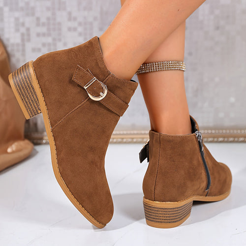 Classic Buckle Ankle Boots – view 2