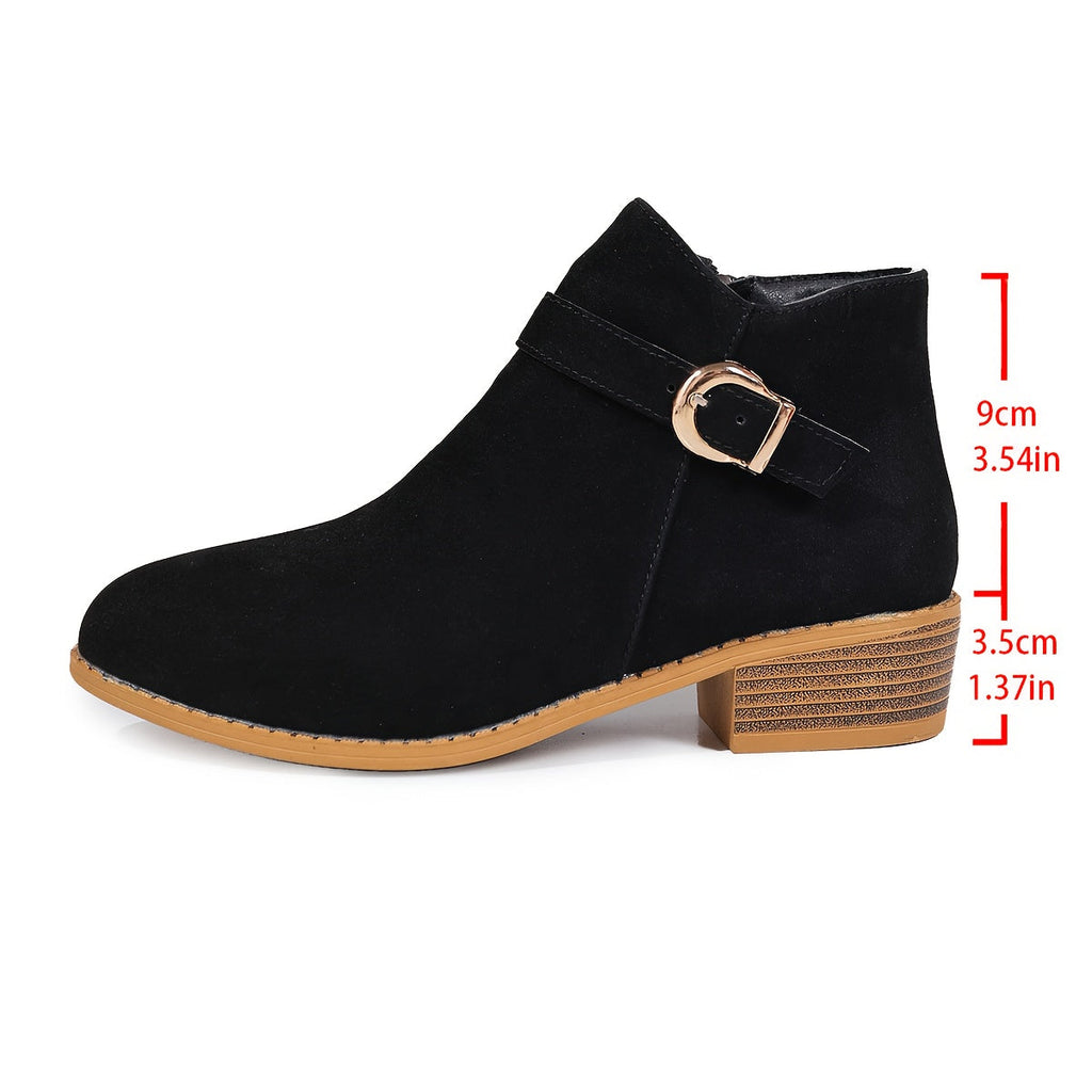 Classic Buckle Ankle Boots – view 4