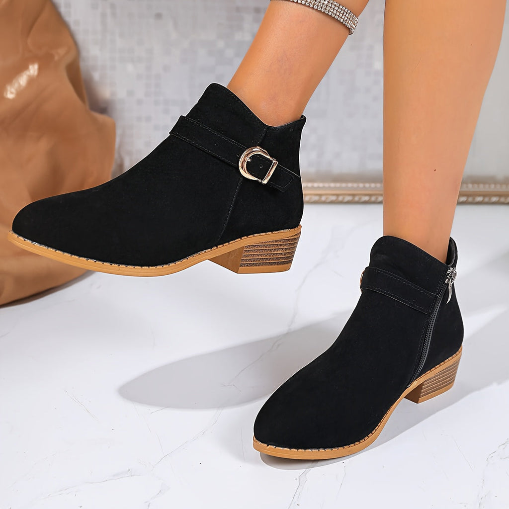 Classic Buckle Ankle Boots – view 5